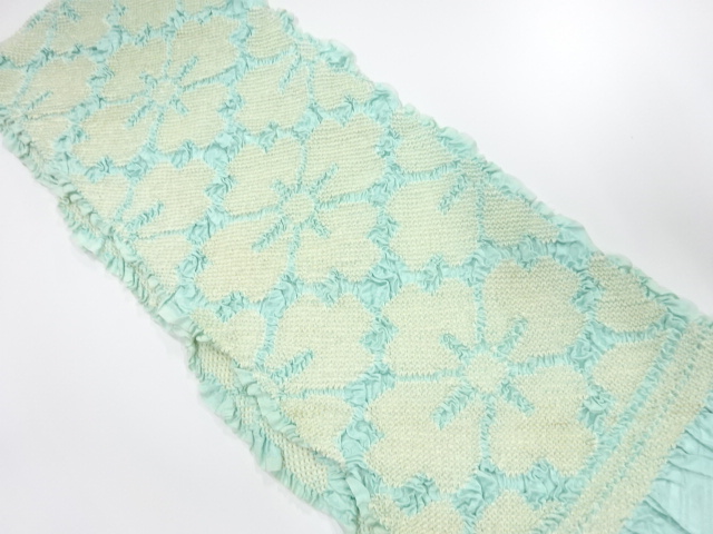 正絹　振袖用　絞り　帯揚げ